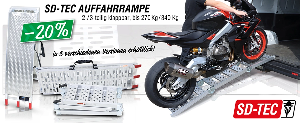 SD-TEC Motorrad-Auffahrrampen