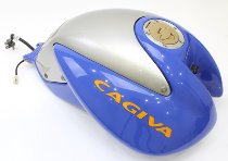 Cagiva Fuel tank (second-hand) blue / silver - 125 Planet,
