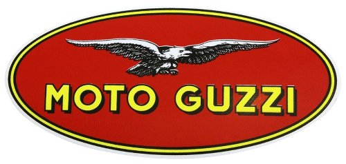 Moto Guzzi Autocollant oval 4 x 8,5cm