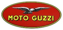 Moto Guzzi Aufkleber oval 4 x 8,5cm