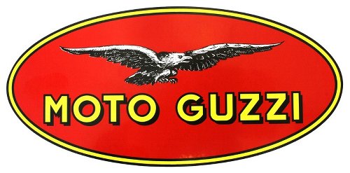 Moto Guzzi Autocollant oval 8,8x18,6cm