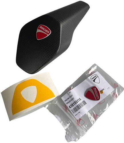 Carbonworld Emblem + Schablone geeignet für Ducati