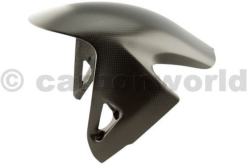 Parafango anteriore Carbonworld in carbonio opaco adatto per