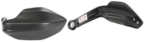 Carbonworld hand protectors, matt carbon, suitable for