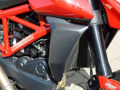 Cubre radiador Carbonworld, carbono apto para Ducati