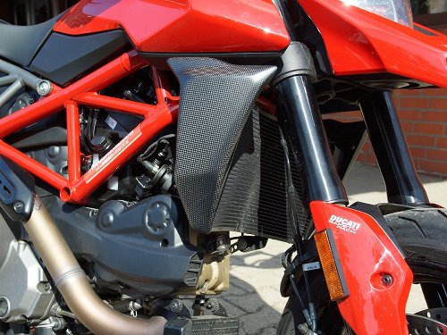 Cubre radiador Carbonworld, carbono apto para Ducati
