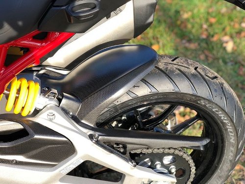 Carbonworld mudguard, rear, carbon suitable for Ducati