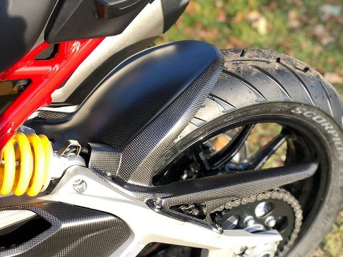 Carbonworld mudguard, rear, carbon suitable for Ducati