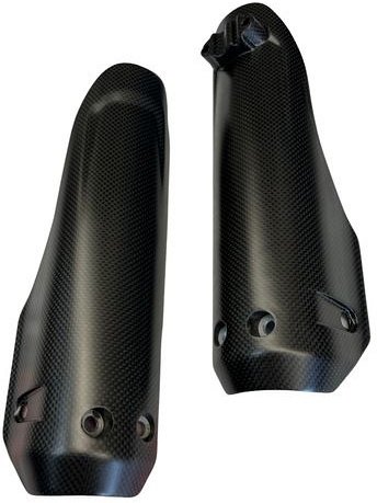 Carbonworld fork protectors, carbon suitable for Ducati 698