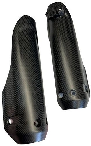 Carbonworld fork protectors, carbon suitable for Ducati 698