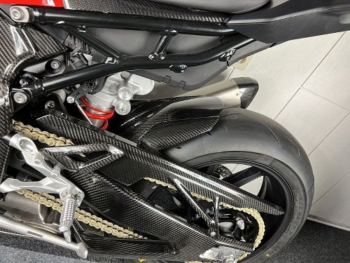 Carbonworld rear mudguard with chain guard, carbon suitable