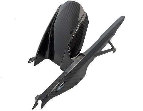 Carbonworld rear mudguard with chain guard, carbon suitable