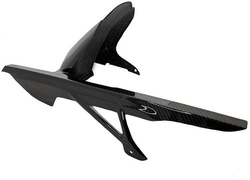 Carbonworld rear mudguard with chain guard, carbon suitable