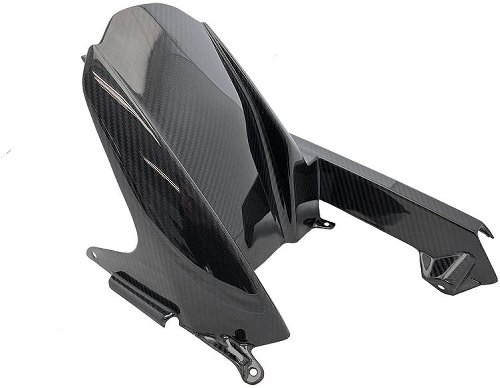 Carbonworld rear mudguard with chain guard, carbon suitable