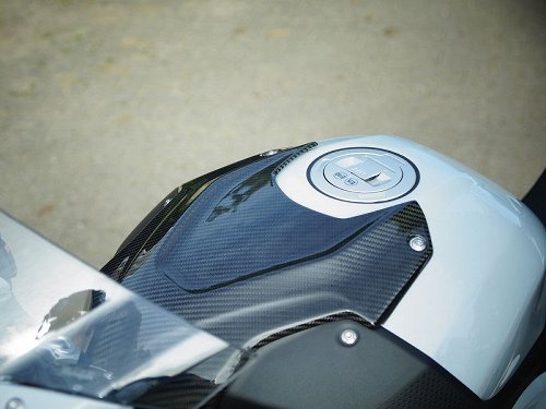 Carbonworld tapa del depósito, de carbono adecuado para BMW