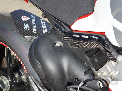 Fianchetti Carbonworld, in carbonio, adatti per Ducati