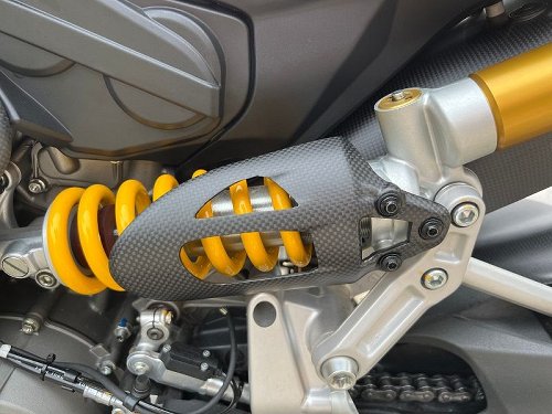 Couvercle de jambe de force Carbonworld en carbone pour