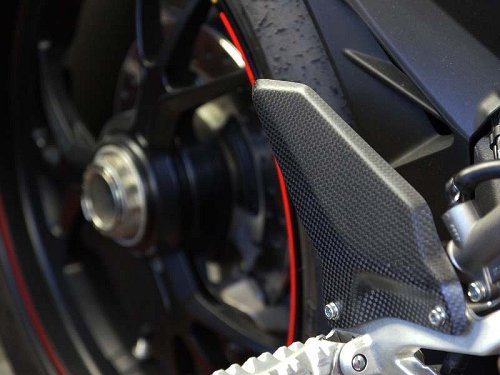 Protection de talon Carbonworld, carbone pour Ducati