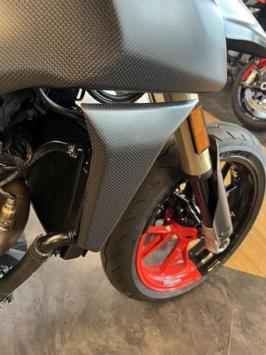 Carbonworld Kühlerabdeckungen, Carbon geeignet für Ducati