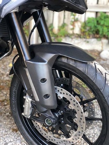 Carbonworld Front mudguard, carbon, suitable for Ducati
