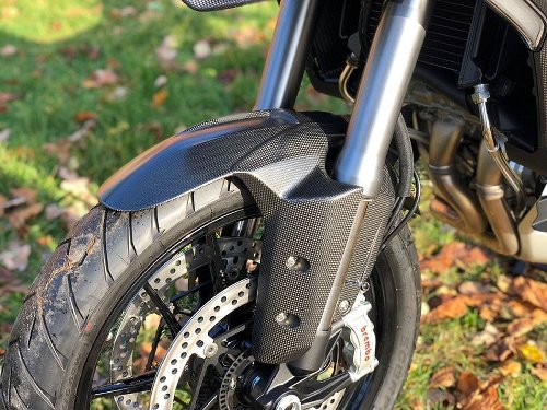Carbonworld Front mudguard, carbon, suitable for Ducati