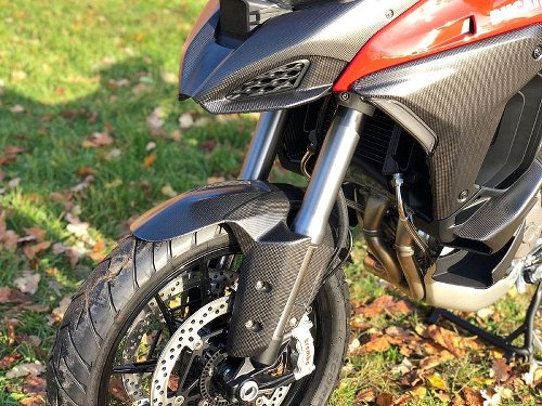 Carbonworld Front mudguard, carbon, suitable for Ducati