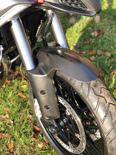 Carbonworld Front mudguard, carbon, suitable for Ducati