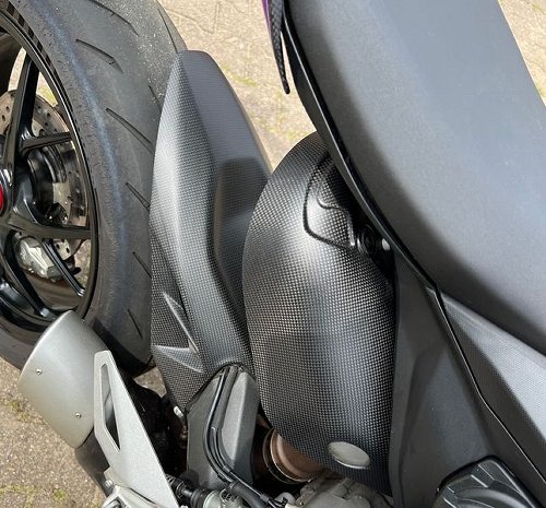 Carbonworld mudguard, rear, carbon suitable for Ducati
