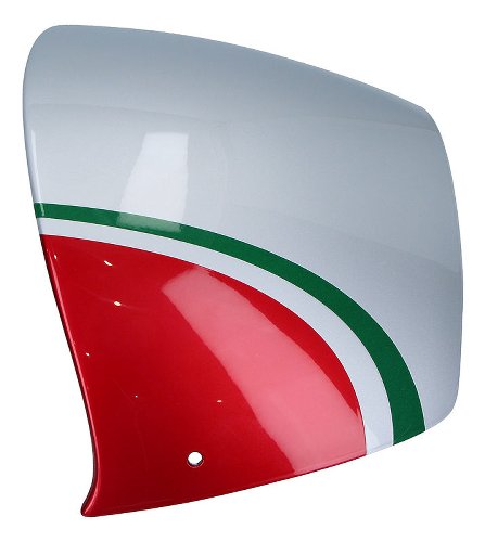 Moto Guzzi Beifahrersitzabdeckung rot-silber - V11 Coppa