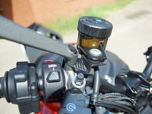 Carbonworld Behälterhalter, Carbon geeignet für für Ducati