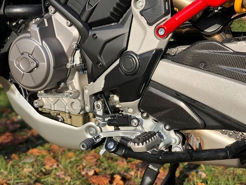 Protector de talón Carbonworld, carbono adecuado para Ducati
