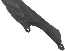 Carbonworld chain guard, top, carbon suitable for Ducati