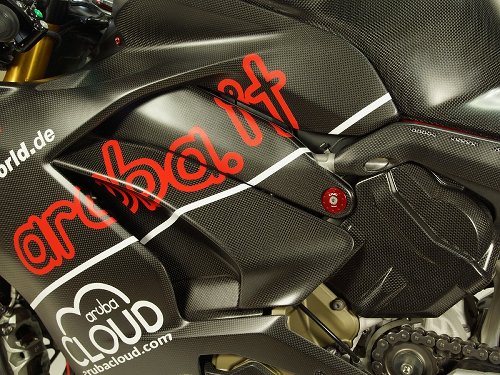 Carbonworld frame protector, carbon suitable for Ducati