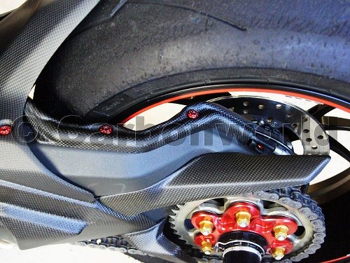 Carbonworld cable guide, swingarm, carbon suitable for