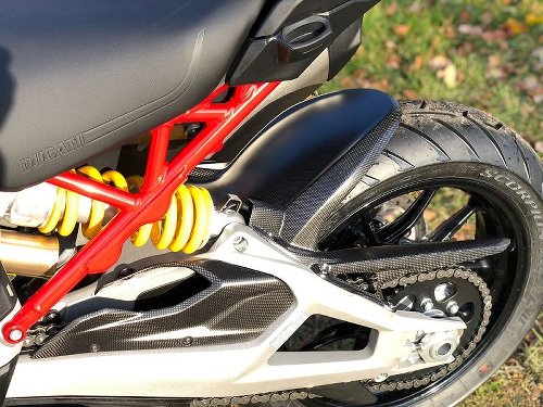 Carbonworld chain guard, front, carbon suitable for Ducati