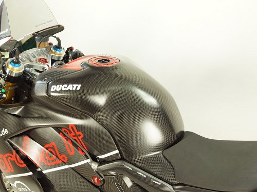 Copri serbatoio Carbonworld completo in carbonio Ducati