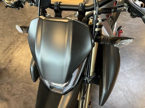 Carbonworld windshield, small, carbon suitable for Ducati