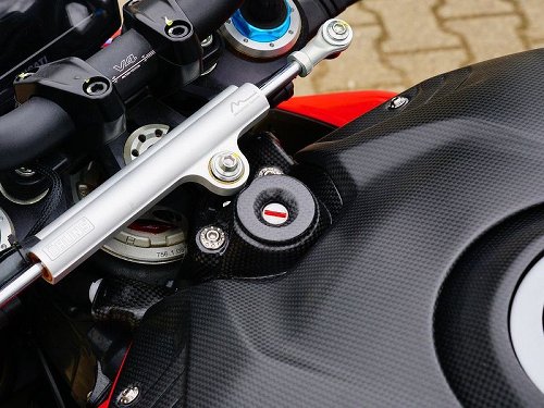 Carbonworld ignition lock cover, carbon suitable for Ducati