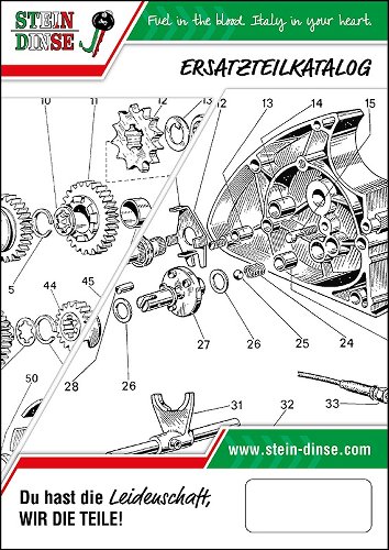 Benelli Spareparts catalog - 750 SEI from 1974