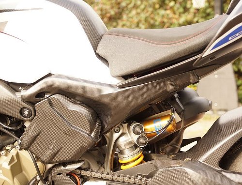 Carbonworld rear frame cover, carbon suitable for Ducati