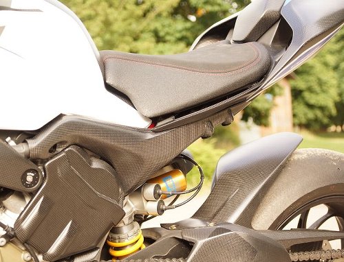 Carbonworld rear frame cover, carbon suitable for Ducati