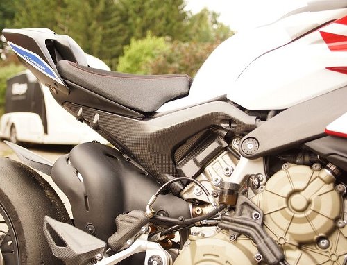 Carbonworld rear frame cover, carbon suitable for Ducati