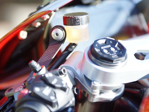 Carbonworld Behälterhalter, Carbon, matt geeignet für Ducati