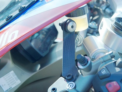Carbonworld Behälterhalter, Carbon, matt geeignet für Ducati