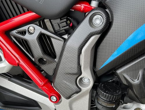 Carbonworld frame caps, top, carbon suitable for Ducati