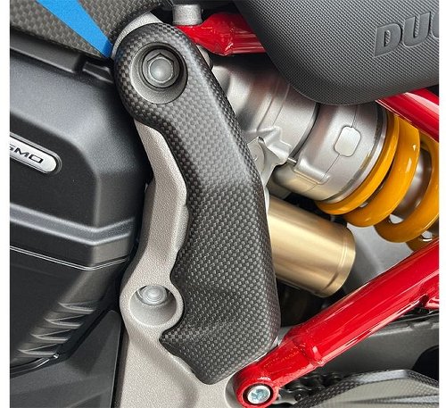 Carbonworld frame caps, top, carbon suitable for Ducati