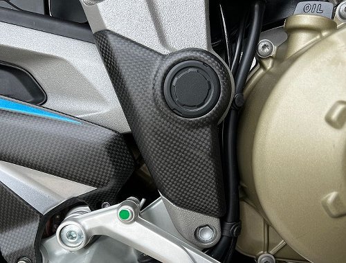 Carbonworld frame caps, bottom, carbon suitable for Ducati