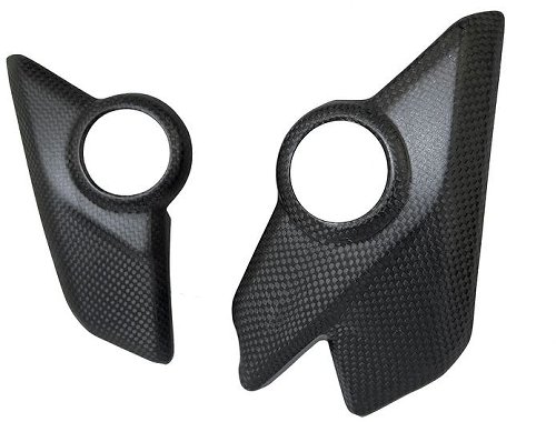 Carbonworld frame caps, bottom, carbon suitable for Ducati