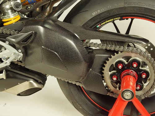 Carbonworld swingarm guard, carbon suitable for Ducati