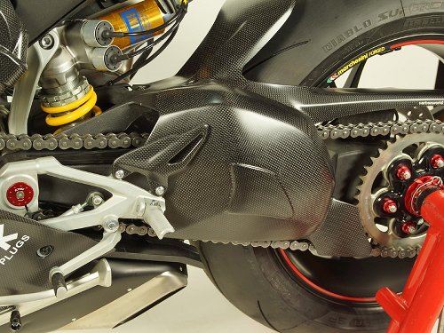 Carbonworld swingarm guard, carbon suitable for Ducati